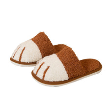 Load image into Gallery viewer, Unisex Cat Paw Plush Slippers | Faux Fur Slip-On Home Shoes