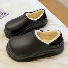 Load image into Gallery viewer, Minimalist Cotton Shoes For Couples – Faux Fur Lined Flat Slip-On Sneakers