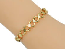 Load image into Gallery viewer, 18K Gold Round Ball Diamond Link Chain by Yard, sku#E550