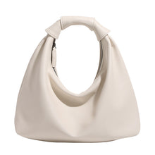 Load image into Gallery viewer, Women's Soft PU Leather Tote Shoulder Bag – Dumpling Style Handbag with Multiple Pockets