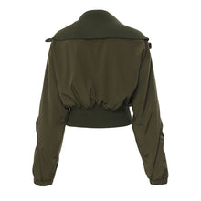 Load image into Gallery viewer, Womens Casual Jacket With Zippered Pockets And A Lapel Design