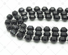 Load image into Gallery viewer, Black Onyx Double Point Beads, Sku#U1310