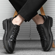 Load image into Gallery viewer, Men's Korean-Style Casual Low-Cut Shoes | Breathable PU Leather Sneakers