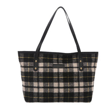Load image into Gallery viewer, Large Capacity Wool Shoulder Commuter Bag | Women's Everyday Tote with Laptop Compartment