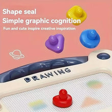Load image into Gallery viewer, Magnetic 3-in-1 Drawing Board Toy, Draw, Write, Erase &amp; Repeat