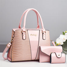 Load image into Gallery viewer, Crocodile Pattern PU Crossbody Bag Set