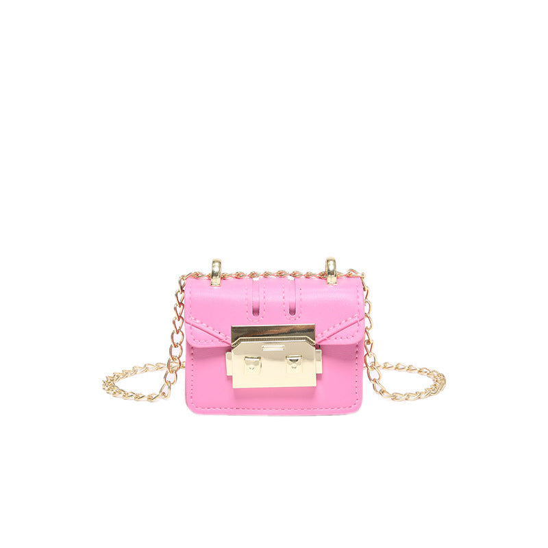 Women's Crossbody Shoulder Bag with Chain - Stylish PU Leather Handbag