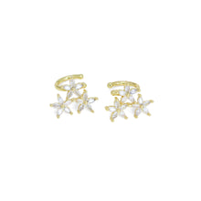 Load image into Gallery viewer, Gold flower ear cuff, Sku#LX611