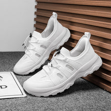 Load image into Gallery viewer, Men's Mesh Breathable Sneakers – Lightweight Color-Block Low-Top Athletic Shoes
