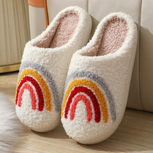 Load image into Gallery viewer, Women's Plush Embroidery Home Slippers | Suede Non-Slip Warm House Shoes