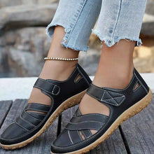 Load image into Gallery viewer, Women's Velcro Slip-On Sneakers | Casual Flat Walking Shoes | Comfortable Everyday Footwear