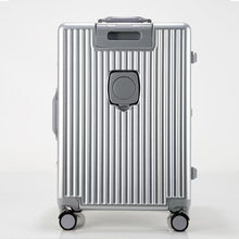 Load image into Gallery viewer, Suitcase Travel Luggage Trolley Front-Opening Large Capacity Aluminum Frame Carry-On Cabin Bag