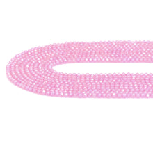 Load image into Gallery viewer, Pink CZ Round Faceted Beads, Sku#U1870