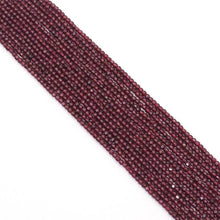 Load image into Gallery viewer, Genuine Garnet Faceted Cube Beads, 2.5mm, Sku#U1551