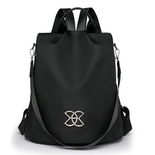 Load image into Gallery viewer, Women's Stylish Lightweight Nylon Backpack - Multi-Pocket Travel Daypack