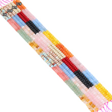 Load image into Gallery viewer, 5x8mm Smooth Rondelle Colorful Jade, Sku#U2124