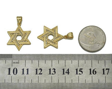Load image into Gallery viewer, Gold CZ Hexagram Charm, Sku#LX73