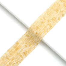 Load image into Gallery viewer, Genuine Citrine Faceted Cube Beads, 2.5mm, Sku#U1526