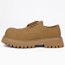 Load image into Gallery viewer, Men's British Style Height Increasing Leather Dress Shoes - Premium Derby Oxfords