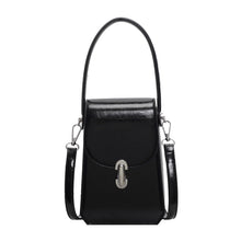 Load image into Gallery viewer, Women's Textured Square Tote Bag - PU Leather Handbag with Phone Pocket