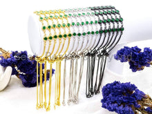 Load image into Gallery viewer, 6mm Green Jade beaded bracelet, sku#A49