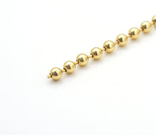 Load image into Gallery viewer, Plain Gold Silver ball chain by yard, sku#LD360