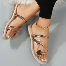 Load image into Gallery viewer, Heart Shape Flat Slippers