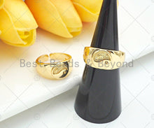 Load image into Gallery viewer, Gold YinYang Signet Ring, Sku#X198