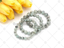 Load image into Gallery viewer, Natural Kiwi Agate Stretchy Bracelet, EF65