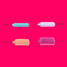 Load image into Gallery viewer, Conair Foam Self-Fastening Rollers, Assorted Sizes, Zipper Case, Neon Colors, 48 Count