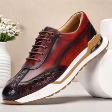 Load image into Gallery viewer, Men's Premium Full-Grain Cowhide Leather Dress Shoes - Round Toe Lace-Up Oxford Shoes