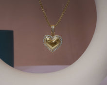 Load image into Gallery viewer, CZ Heart Charm, Sku#LK631