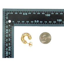 Load image into Gallery viewer, Gold Pearl Thick Stud Earrings, Sku#LX200