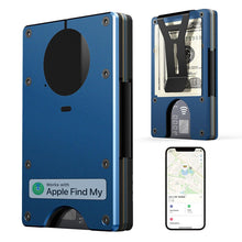 Load image into Gallery viewer, Minimalist AirTag Wallet – Slim Aluminum RFID Blocking Card Holder