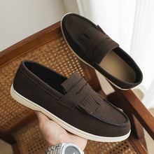 Load image into Gallery viewer, Men's Premium Matte Suede Loafers - Slip-On Casual Dress Shoes
