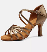 Load image into Gallery viewer, Women's Professional Latin Dance Heels - Ballroom Salsa Cha-Cha Performance Shoes