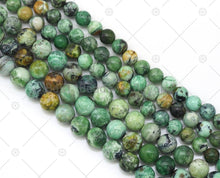 Load image into Gallery viewer, Genuine Green Phosphatite Round Smooth Beads, Sku#U1193
