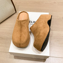 Load image into Gallery viewer, Women's Suede Platform Slippers - Height Boosting Comfort Shoes