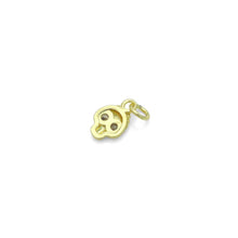 Load image into Gallery viewer, Cute CZ Skull Head Charm Pendant, Sku#LK1155