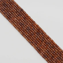 Load image into Gallery viewer, Genuine Garnet Faceted Cube Beads, 2.5mm, Sku#U1549