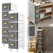 Load image into Gallery viewer, Slimline Multi-Drawer Storage Cabinet – 3, 4, or 6 Layer