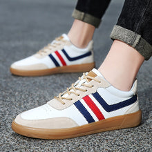 Load image into Gallery viewer, Men's Leather Height-Boosting Sneakers with Rubber Sole - Casual Elevator Shoes
