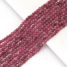 Load image into Gallery viewer, Genuine Rhodochrosite Round Faceted Small Beads, Sku#U1733