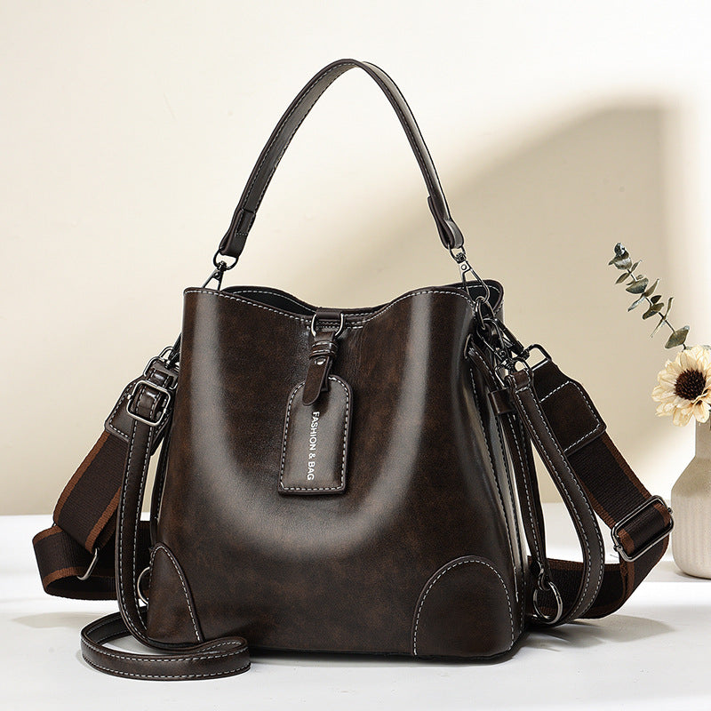 Korean-Style PU Leather Crossbody Bag for Women | Adjustable Strap