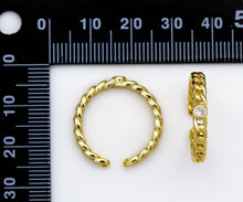 Load image into Gallery viewer, Thin Gold Link Stackable Ring, Sku#LD312