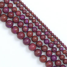 Load image into Gallery viewer, Purple Jade Round Smooth Beads,Sku#U2230