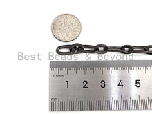 Load image into Gallery viewer, 7x13mm Chain by Yard - Oval Link Chain for Necklace, Paper Clip Chain for Necklace Bracelet Anklet, sku# E516
