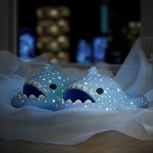 Load image into Gallery viewer, Shark Slippers Glow House Slippers