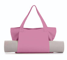 Load image into Gallery viewer, Women's Large Canvas Yoga Tote Bag – Shoulder &amp; Handheld Organizer | Multiple Colors