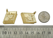Load image into Gallery viewer, CZ Book Shape Charm, Sku#L661
